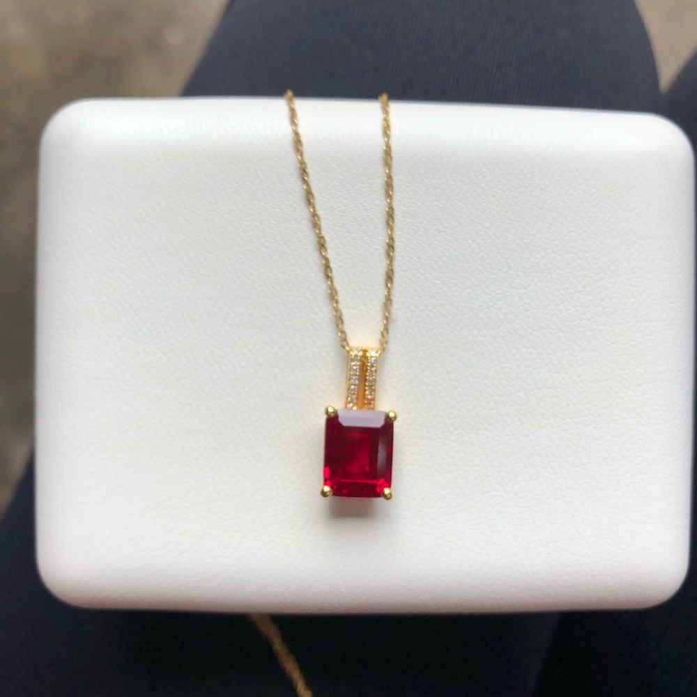 RUBY NECKLACE FROM KOHL’S